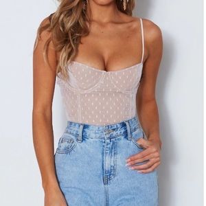 White Fox No Looking Back Bodysuit